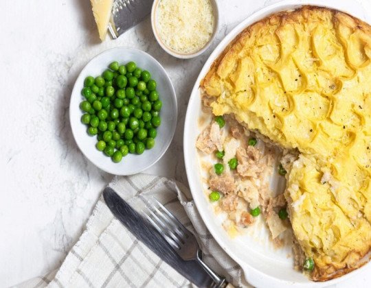 Receta de Pastel de papa con pescado