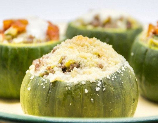 Receta de Zapallitos rellenos con carne