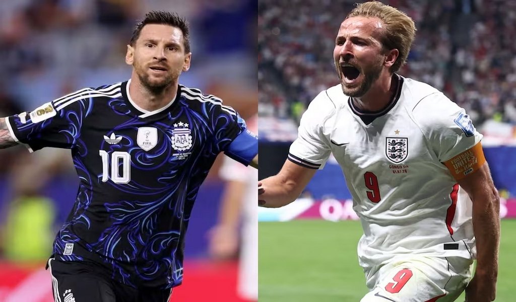 Lionel Messi y Harry Kane. Imagen Web