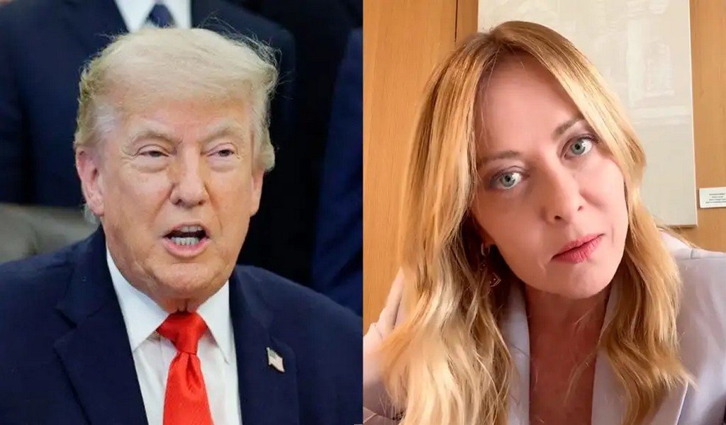 TRUMP SE BURLA DE MELONI: ME ROGO QUE ME SAQUE UNA FOTO CON ELLA