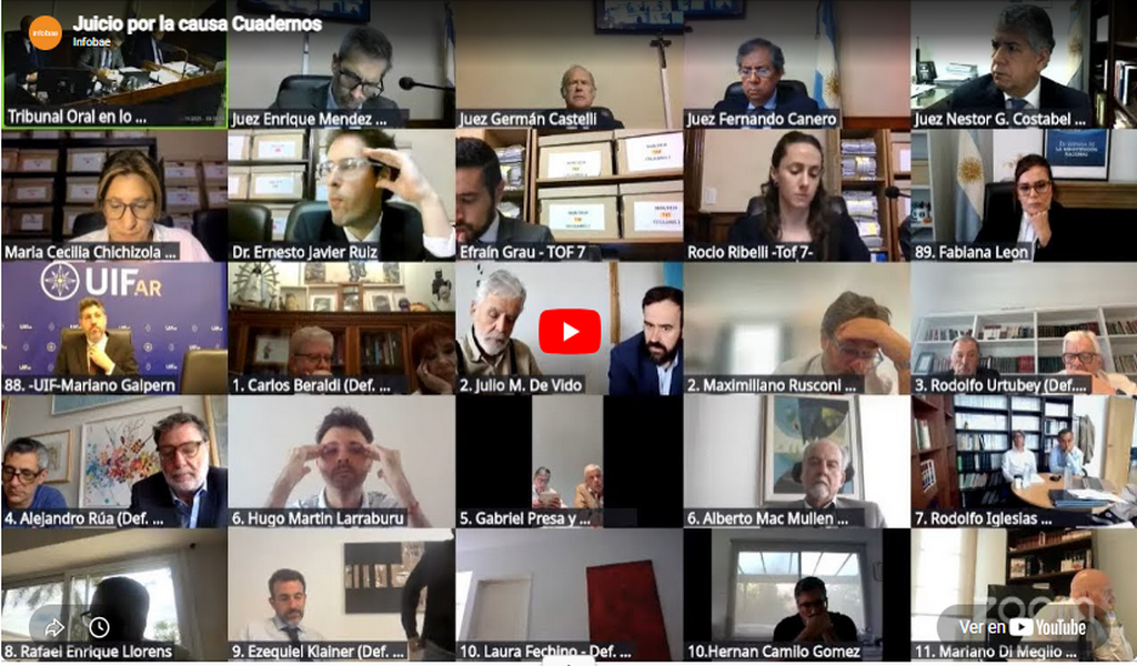 CAUSA CUADERNOS: NUEVO TESTIGO 