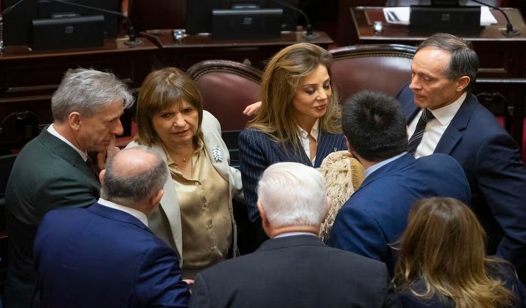 Senadores UCR. Camau Espínola, Flavia Royón y Eduardo Vischi. Noticias Argentinas