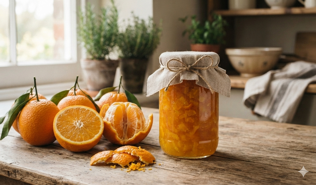 Mermelada de naranja casera