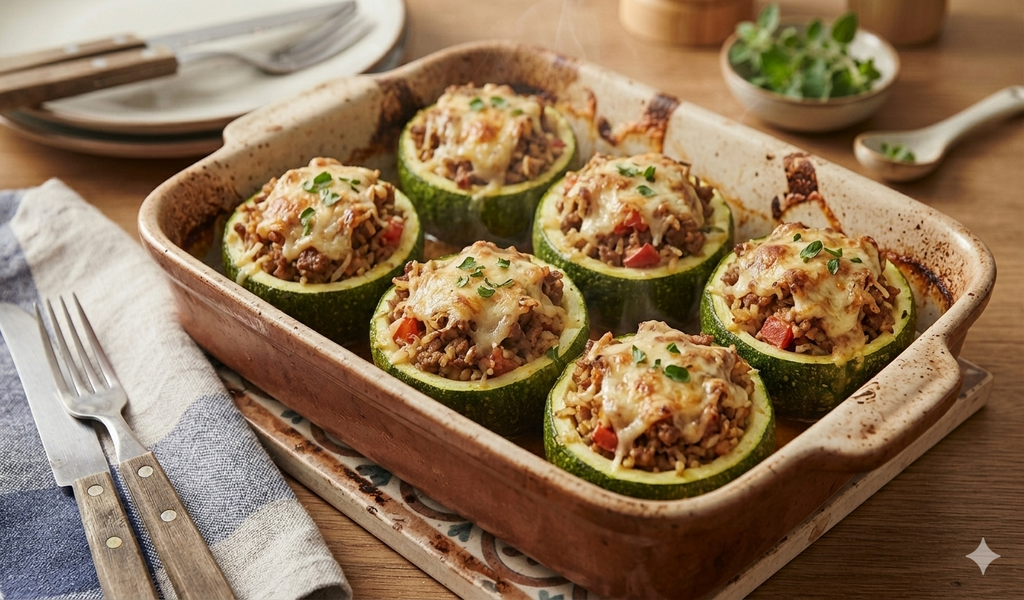 ZAPALLITOS RELLENOS AL HORNO
