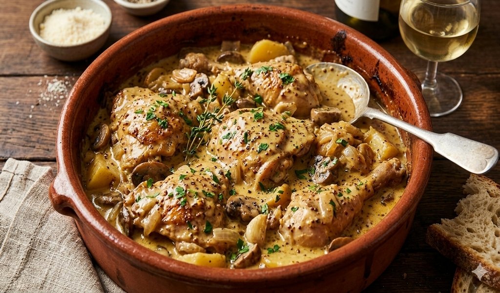 Pollo a la mostaza: una receta clásica, cremosa y fácil para resolver el almuerzo