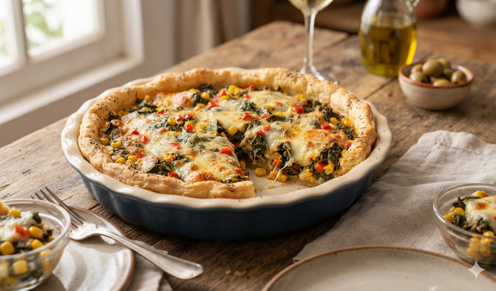 Tarta de verduras  fácil