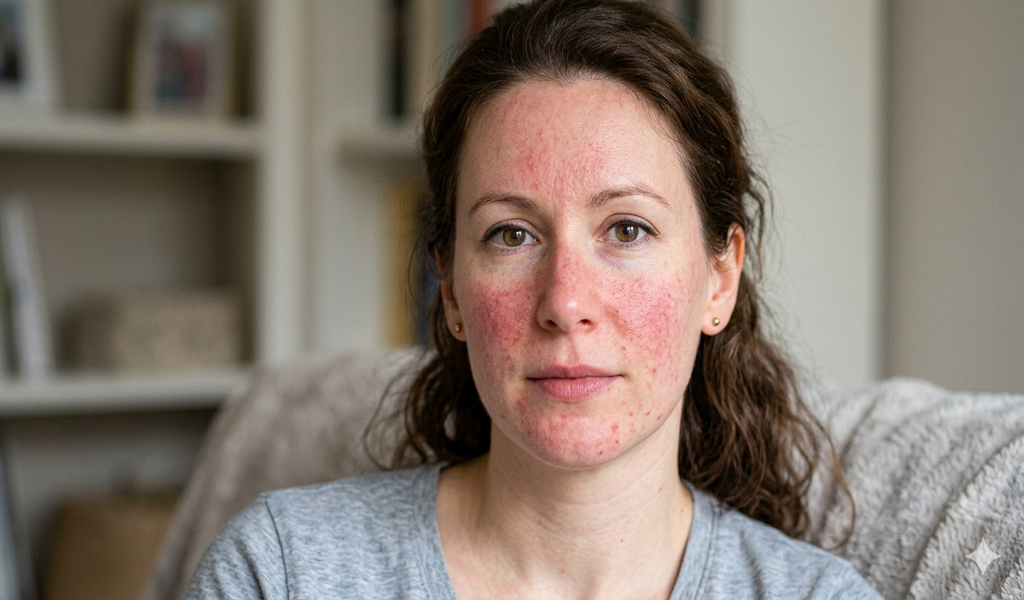 Rosácea: cómo cuidar la piel  del enrojecimiento facial