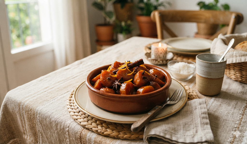 BATATAS EN ALMÍBAR: EL POSTRE DE LA ABUELA