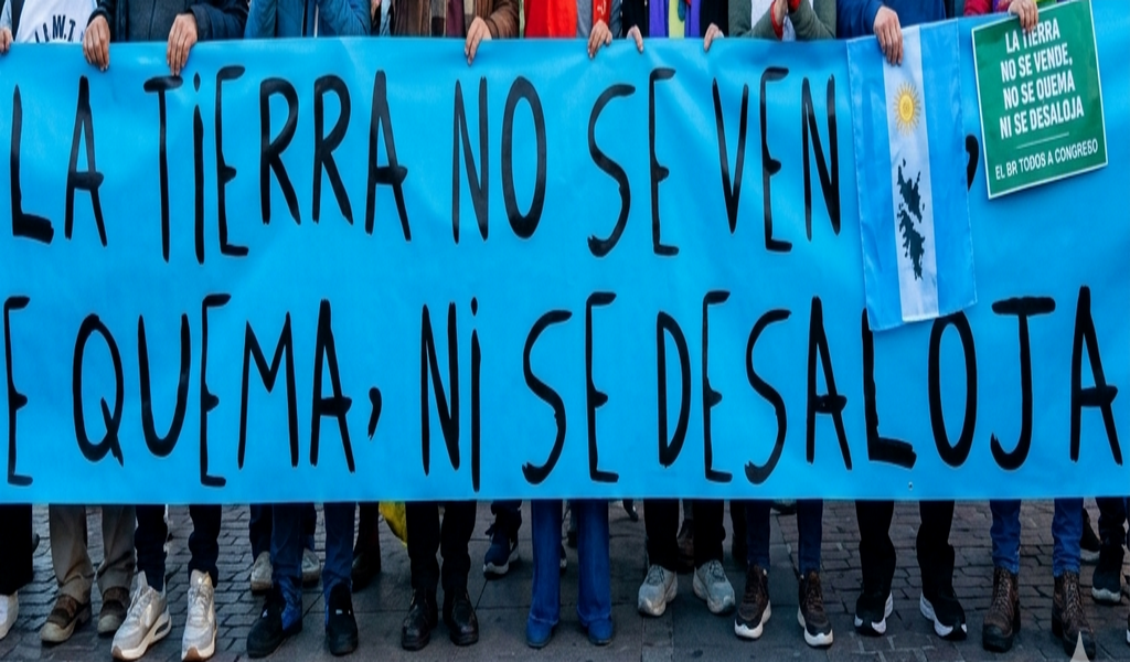 La protesta contra la ley oficialista gana fuerza: centrales obreras, movimientos sociales y organizaciones se movilizan frente al Congreso