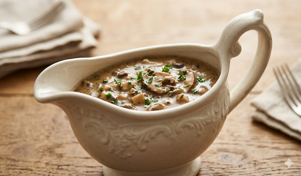 Salsa de champiñones con crema: la receta fácil que transforma cualquier plato