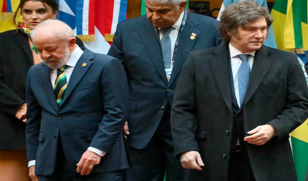 Lula - Milei AFP