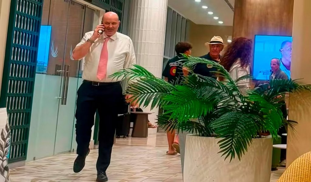 Sturzenegger en el Caribe. Redes Sociales 