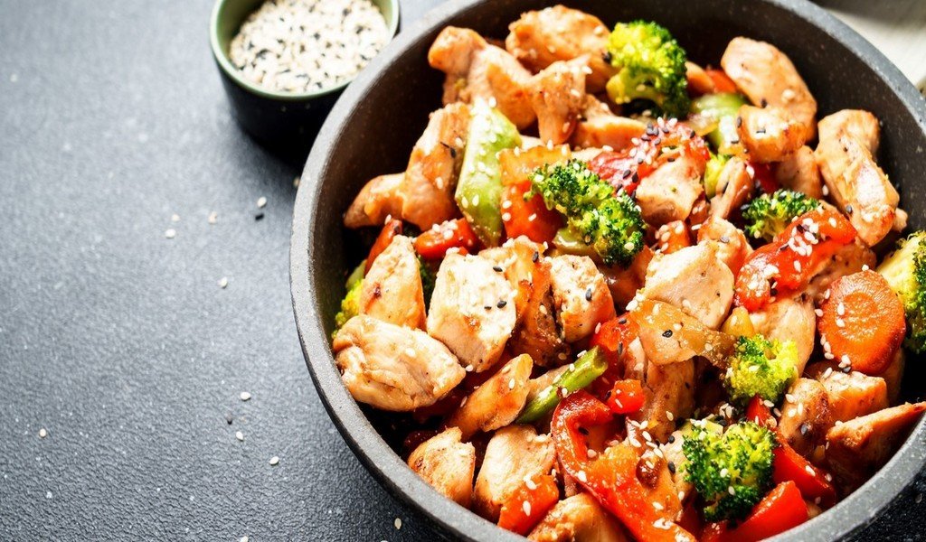 Receta de Wok de pollo